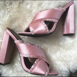 Lulu's Pink Kitten Heels